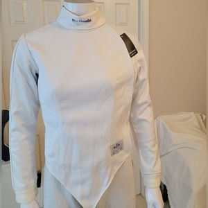 NWT Blue Gauntlet Women's Stretch RH  Fencing Jacket, Size Women's 40, 350NW